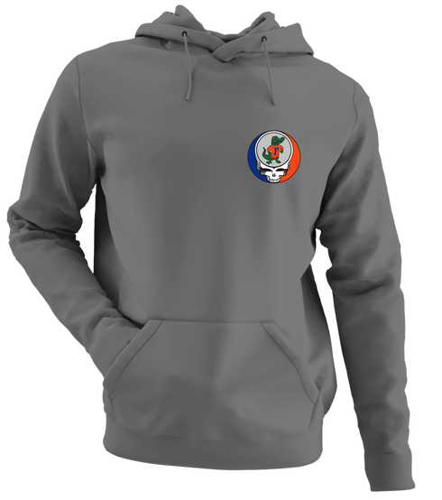 University of Florida Gators - Premium Grateful Dead Left Chest Hoodie - Charcoal - 8
