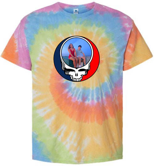 1455 - Custom Stealie Tie-Dye
