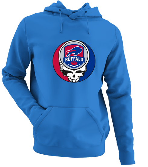 Buffalo Football - Premium Grateful Dead Hoodie - Royal - 5