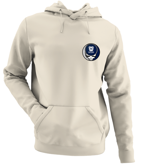 Butler University - Premium Grateful Dead Left Chest Hoodie - Sand - 3