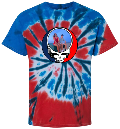 1455 - Custom Stealie Tie-Dye