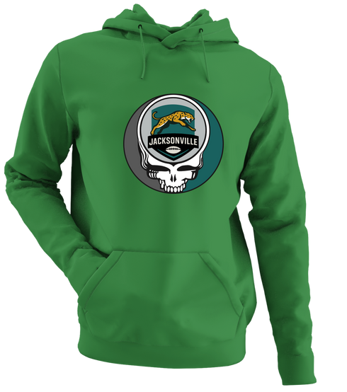 Jacksonville Football - Premium Grateful Dead Hoodie - Irish Green - 6