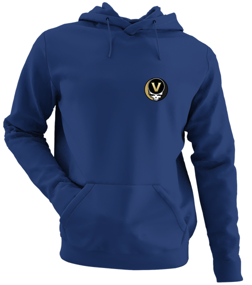 Vanderbilt University - Premium Grateful Dead Left Chest Hoodie - Navy