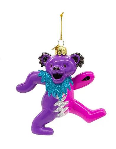 Grateful Dead - Glass Grateful Dead Bear Ornament - - StealieShop