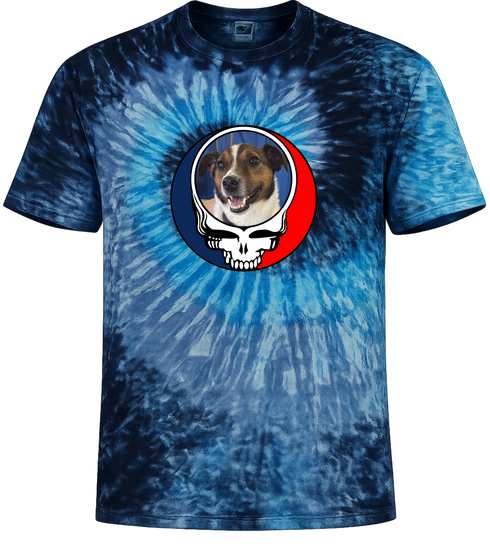 1550 - Custom Stealie Tie-Dye