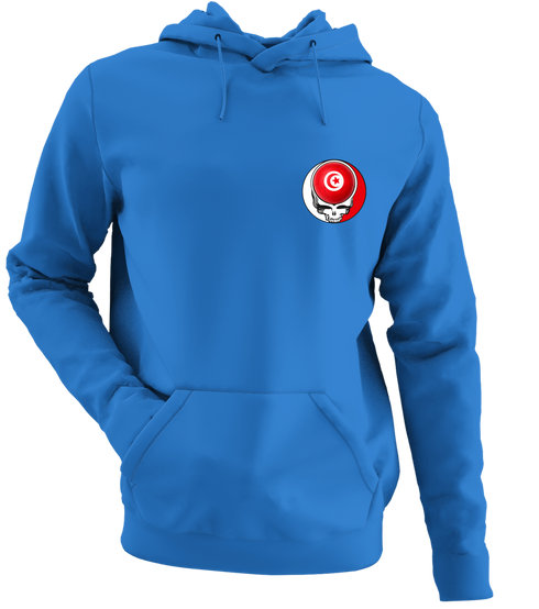 Tunisia FIFA World Cup - Premium Grateful Dead Left Chest Hoodie - Royal