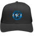 Carolina Football Dancing Bear Stealie Grateful Dead Trucker Cap - Charcoal | Black