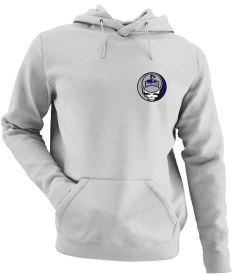 Furman - Premium Grateful Dead Left Chest Hoodie - Sport Grey
