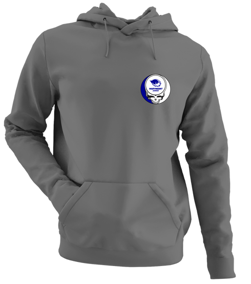 Marymount Lax - Premium Grateful Dead Left Chest Hoodie - Charcoal
