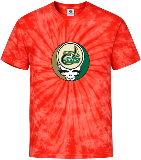 UNC Charlotte Stealie Tie-Dye T-Shirt