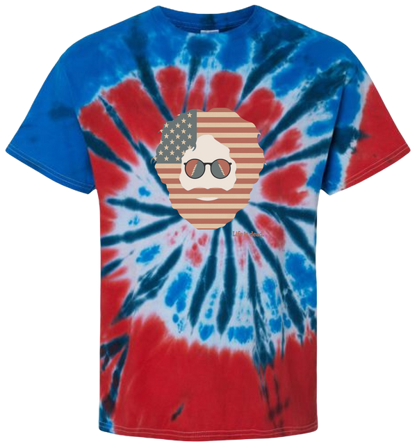 Stars & Stripes Jerry Life is dead. Tie-Dye T-Shirt