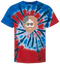 Stars & Stripes Jerry Life is dead. Tie-Dye T-Shirt