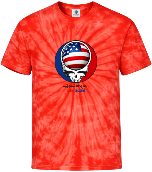 United States FIFA World Cup Stealie Tie-Dye T-Shirt