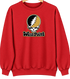 Army Stealie Premium Unisex Crewneck — Red