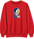 United States Naval Academy Stealie Premium Unisex Crewneck — Design: United States Naval Academy — Red
