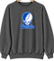 Buffalo Stealie Premium Unisex Crewneck — Design: University at Buffalo — Dark Heather