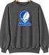 Buffalo Stealie Premium Unisex Crewneck — Design: University at Buffalo — Dark Heather
