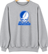 Buffalo Stealie Premium Unisex Crewneck — Design: University at Buffalo — Sport Grey