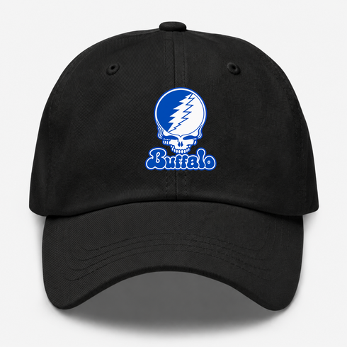 Buffalo Stealie Premium Unisex Dad Hat — Design: University at Buffalo — Black