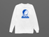Buffalo Stealie Premium Unisex Long-Sleeve — Design: University at Buffalo — White