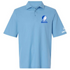 Buffalo Stealie Premium Unisex Polo — Design: University at Buffalo — Blue