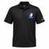 Buffalo Stealie Premium Unisex Polo — Design: University at Buffalo — Black