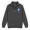 Buffalo Stealie Premium Unisex Quarter-Zip — Design: University at Buffalo — Charcoal