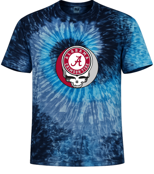 University of Alabama Stealie Tie-Dye T-Shirt
