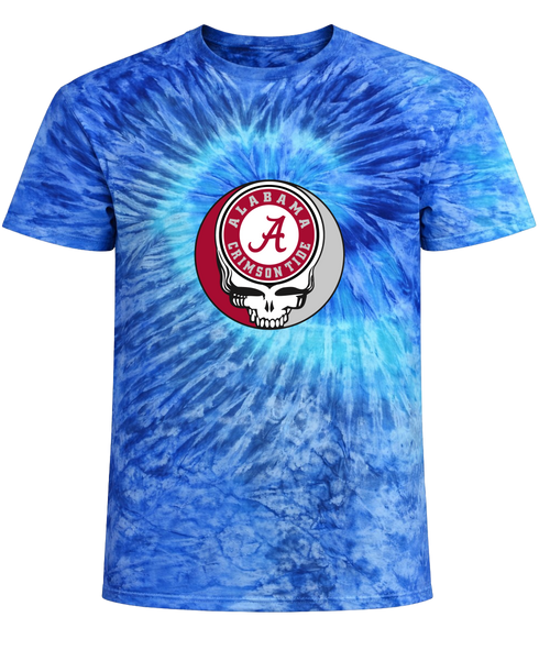 University of Alabama Stealie Tie-Dye T-Shirt