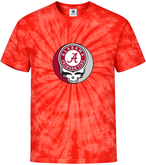University of Alabama Stealie Tie-Dye T-Shirt