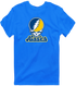 Alaska Stealie Premium Unisex T-Shirt — Design: University of Alaska (campus unspecified) — Royal