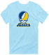 Alaska Stealie Premium Unisex T-Shirt — Design: University of Alaska (campus unspecified) — Light Blue