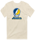 Alaska Stealie Premium Unisex T-Shirt — Design: University of Alaska (campus unspecified) — Sand