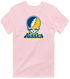 Alaska Stealie Premium Unisex T-Shirt — Design: University of Alaska (campus unspecified) — Light Pink