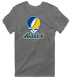 Alaska Stealie Premium Unisex T-Shirt — Design: University of Alaska (campus unspecified) — Charcoal