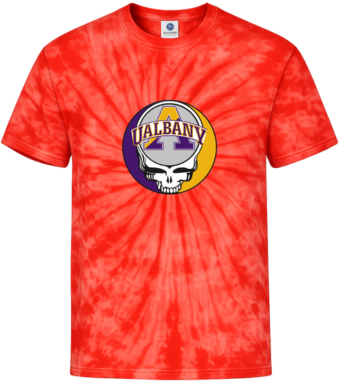 University of Albany Stealie Tie-Dye T-Shirt