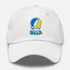 California Stealie Premium Unisex Dad Hat — Design: University of California Los Angeles (UCLA) — White
