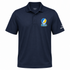 California Stealie Premium Unisex Polo — Design: University of California Los Angeles (UCLA) — Navy