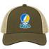 California Stealie Premium Unisex Trucker Cap — Design: University of California Los Angeles (UCLA) — Moss/Khaki