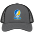 California Stealie Premium Unisex Trucker Cap — Design: University of California Los Angeles (UCLA) — Charcoal/Black