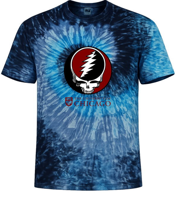 University of Chicago Stealie Tie-Dye T-Shirt