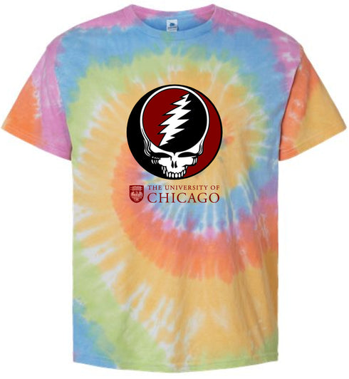 University of Chicago Stealie Tie-Dye T-Shirt
