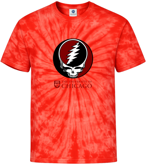 University of Chicago Stealie Tie-Dye T-Shirt