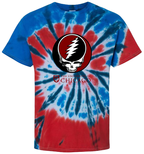 University of Chicago Stealie Tie-Dye T-Shirt