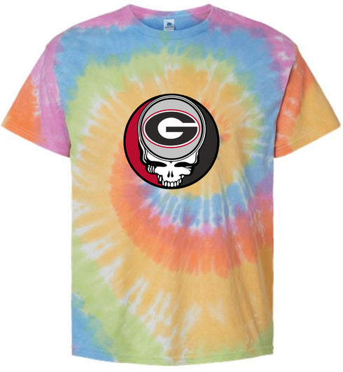 University of Georgia Stealie Tie-Dye T-Shirt