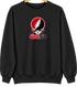 Georgia Stealie Premium Unisex Crewneck — Design: University of Georgia — Black