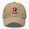 Georgia Stealie Premium Unisex Dad Hat — Design: University of Georgia — Khaki