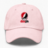Georgia Stealie Premium Unisex Dad Hat — Design: University of Georgia — Pink