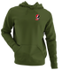 Georgia Stealie Premium Unisex Hoodie — Design: University of Georgia — Military Green