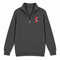 Georgia Stealie Premium Unisex Quarter-Zip — Design: University of Georgia — Charcoal